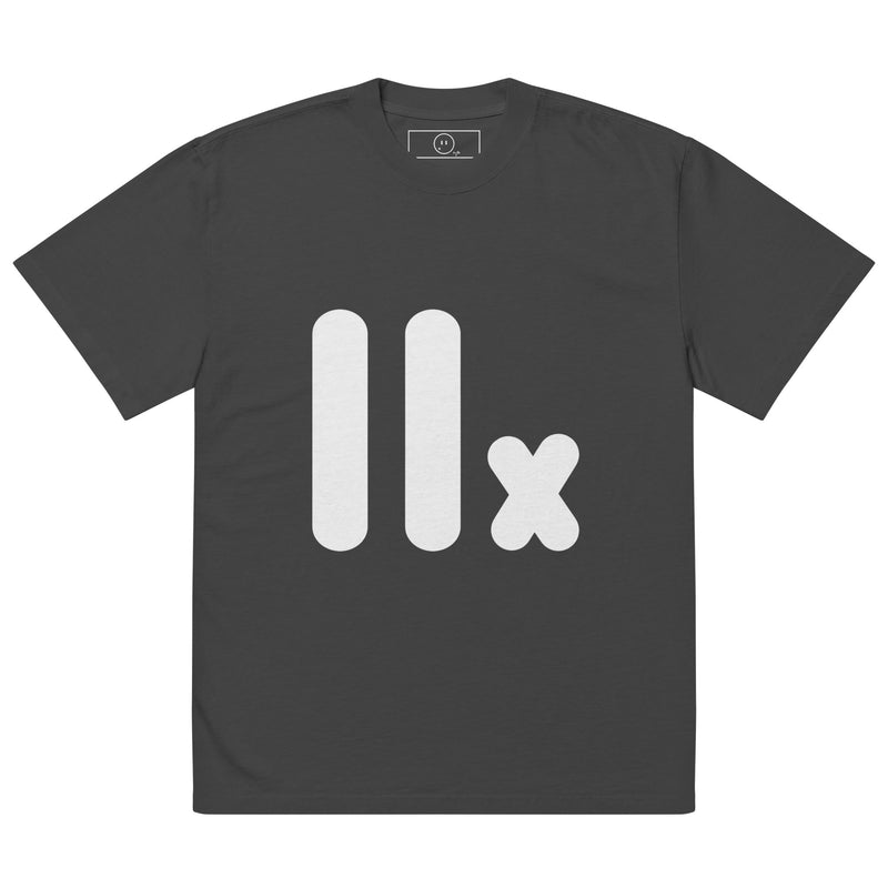 Oversized faded t-shirt — Faded Black