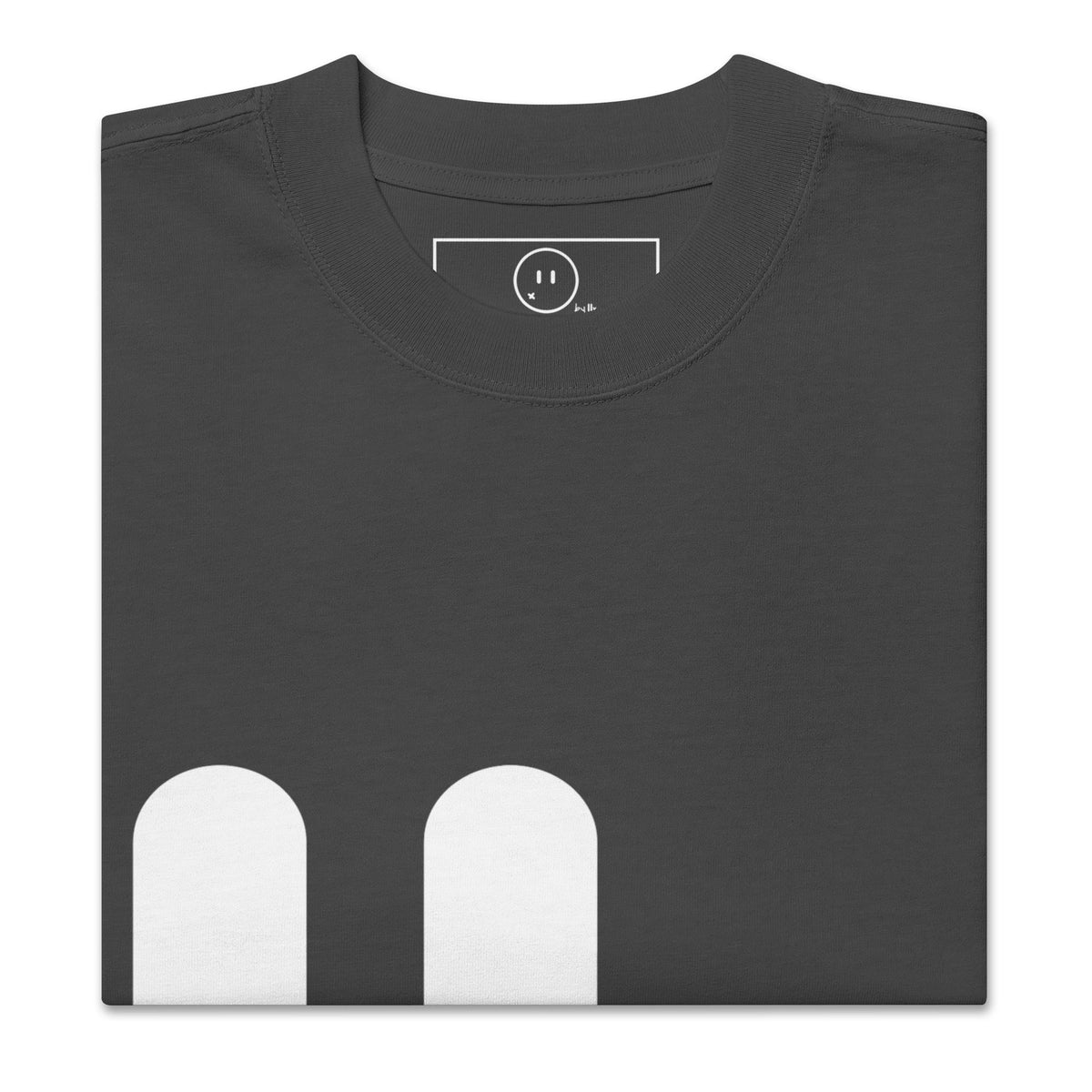 Oversized faded t-shirt — Faded Black
