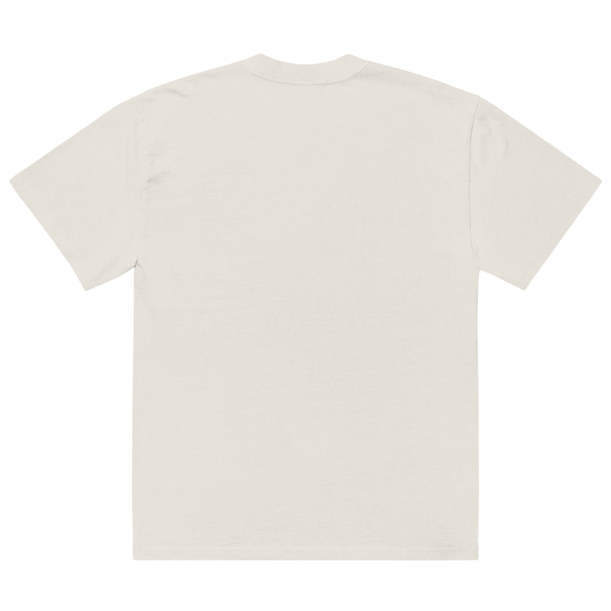 Oversized faded t-shirt — Faded Bone