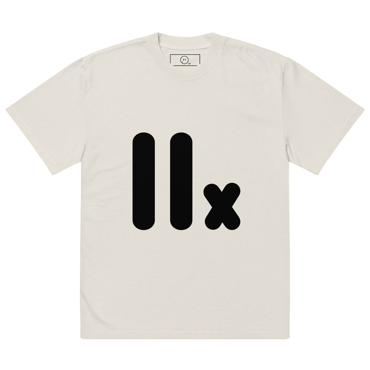 Oversized faded t-shirt — Faded Bone