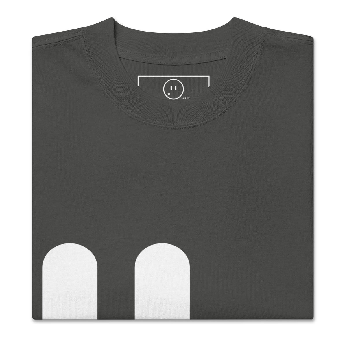 Oversized faded t-shirt — Faded Coal