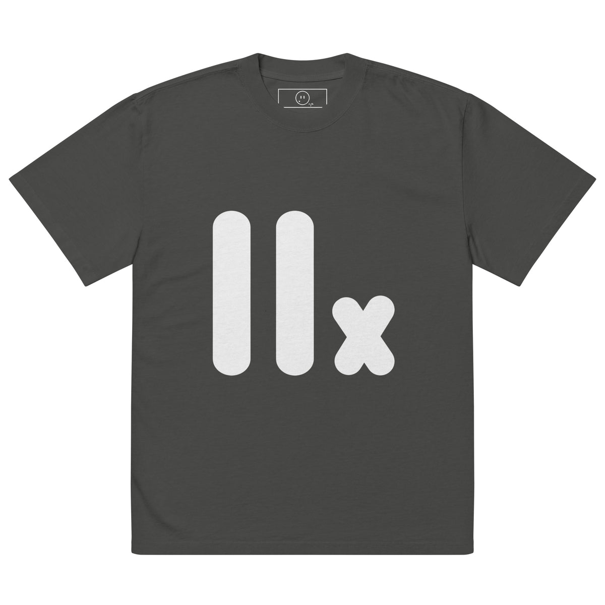 Oversized faded t-shirt — Faded Coal