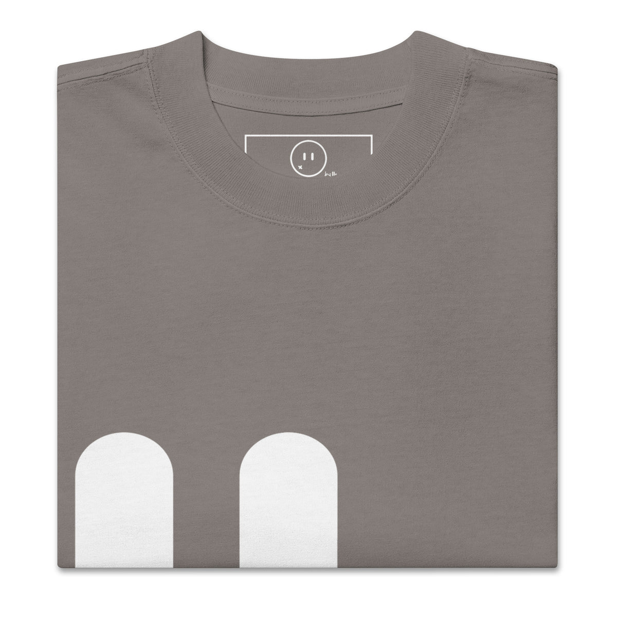 Oversized faded t-shirt — Faded Grey