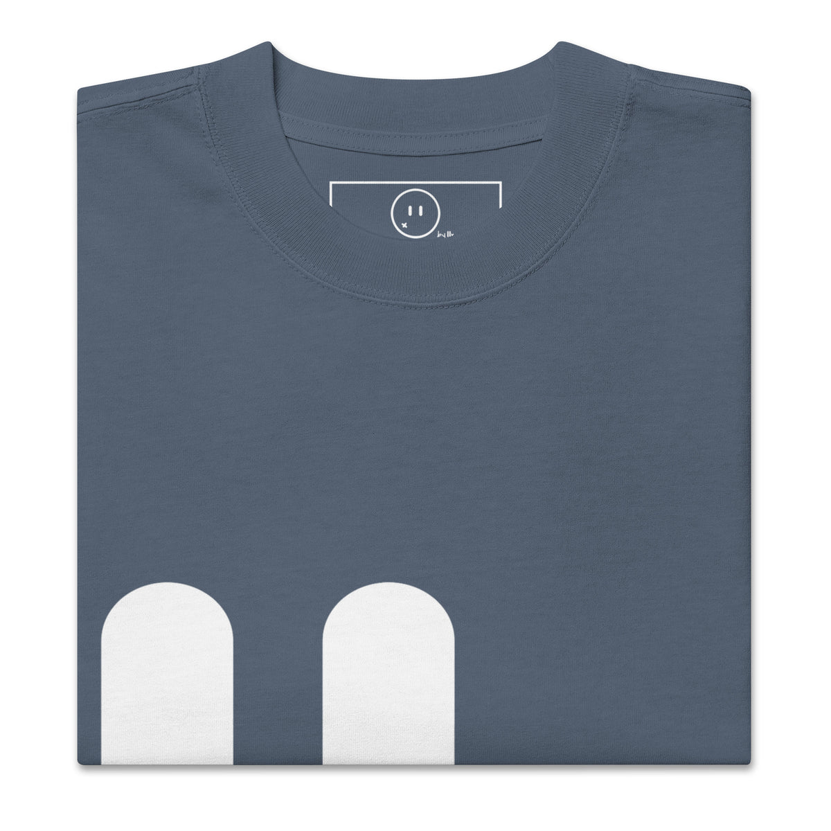 Oversized faded t-shirt — Faded Indigo