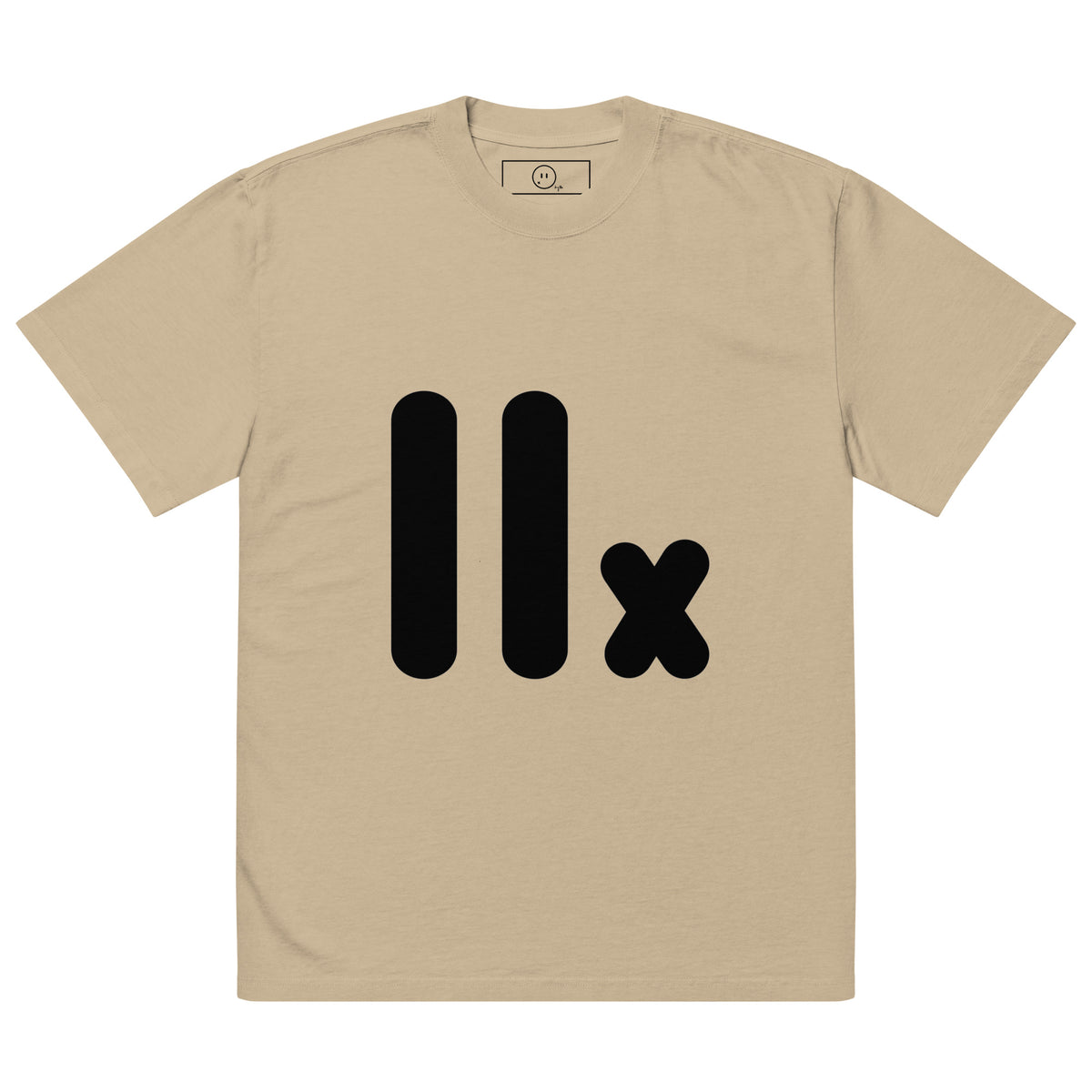 Oversized faded t-shirt — Faded Khaki