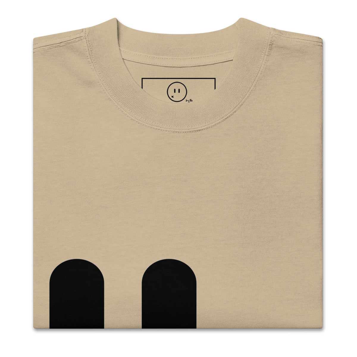 Oversized faded t-shirt — Faded Khaki