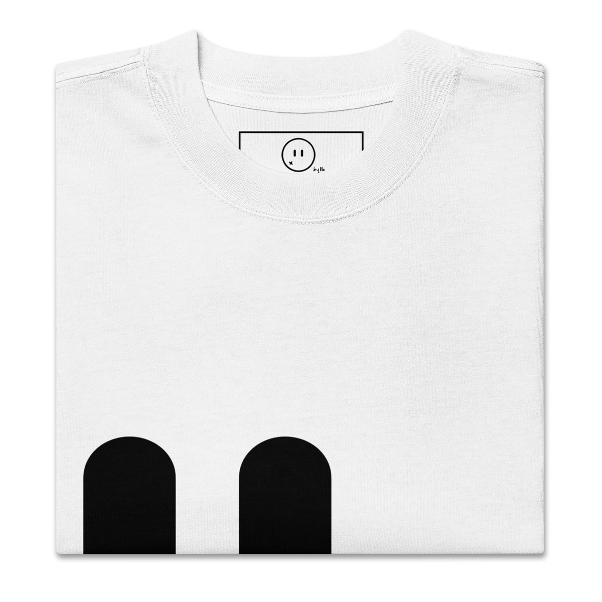 Oversized faded t-shirt — Faded White