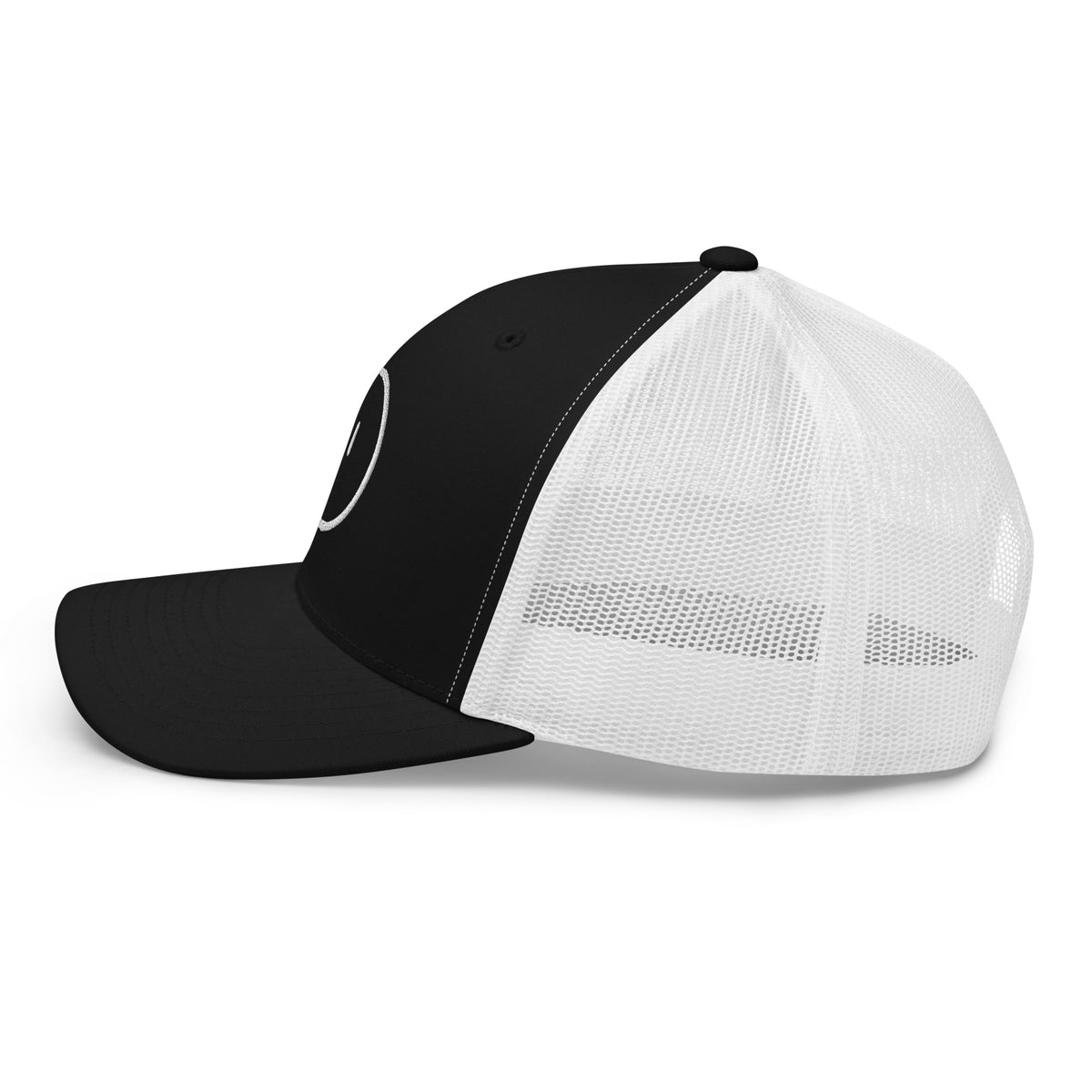 Casquette Trucker — Noir / Blanc