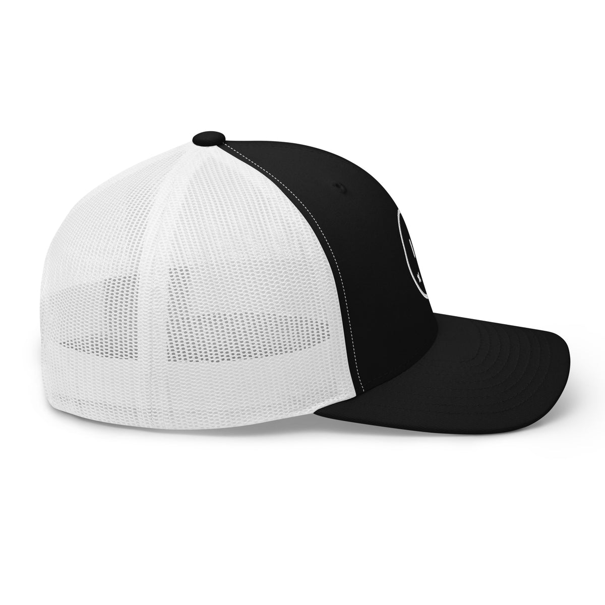 Casquette Trucker — Noir / Blanc
