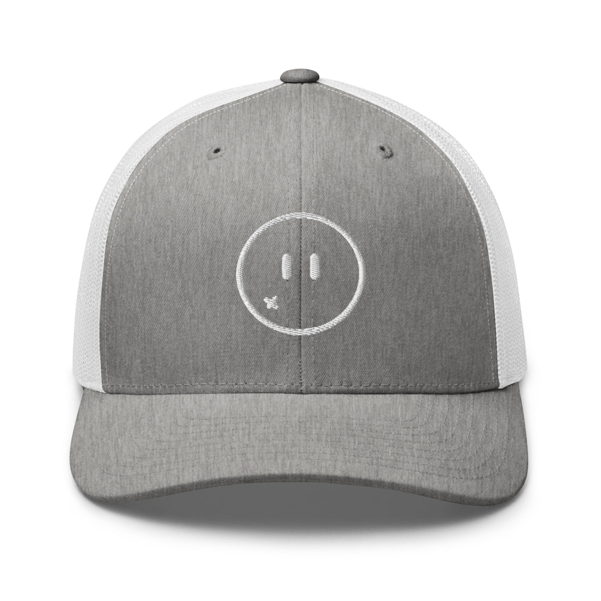 Casquette Trucker — Heather Grey/White
