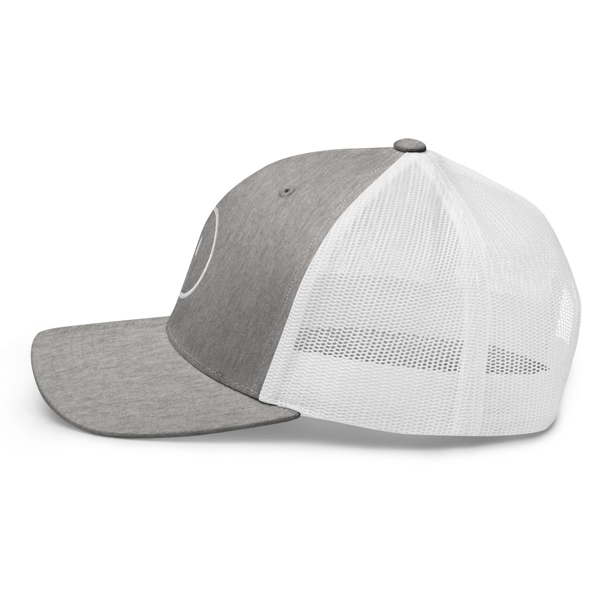 Casquette Trucker — Heather Grey/White