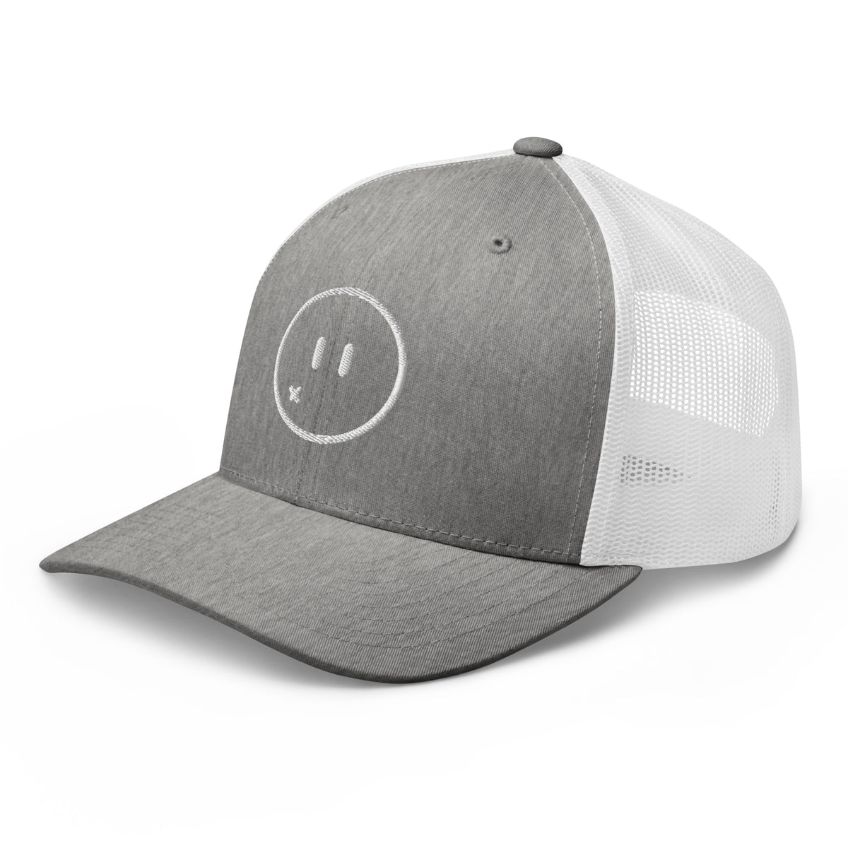 Casquette Trucker — Heather Grey/White