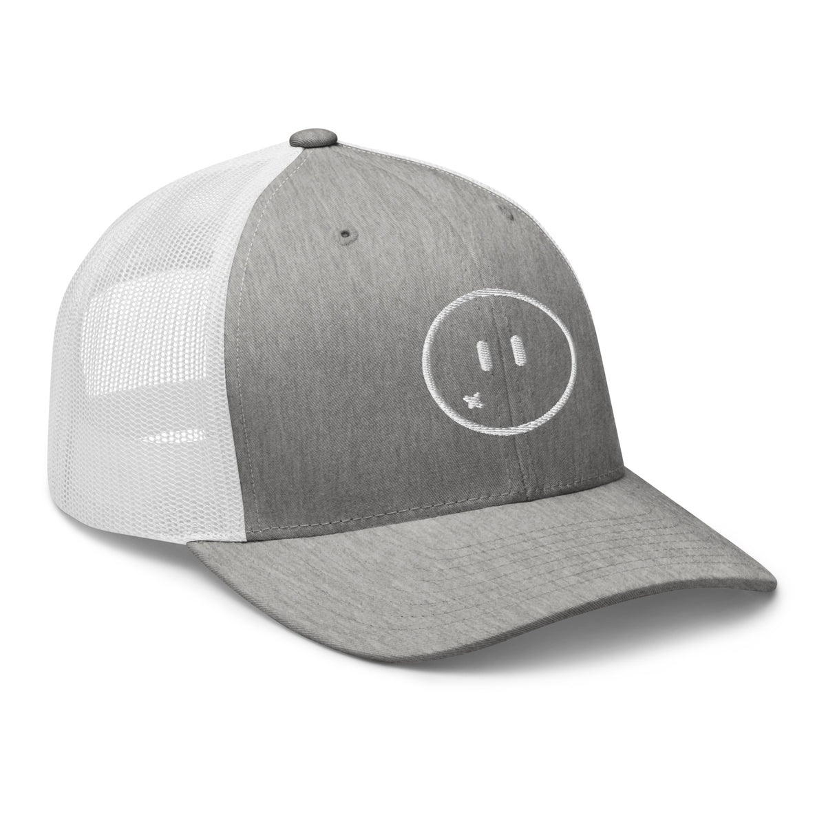 Casquette Trucker — Heather Grey/White