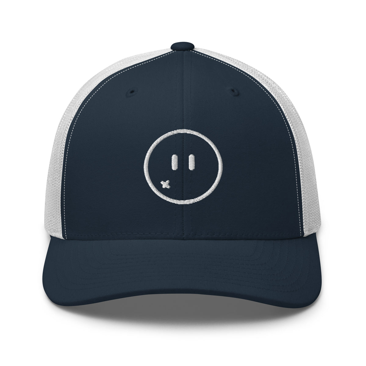 Casquette Trucker — Bleu Marine / Blanc
