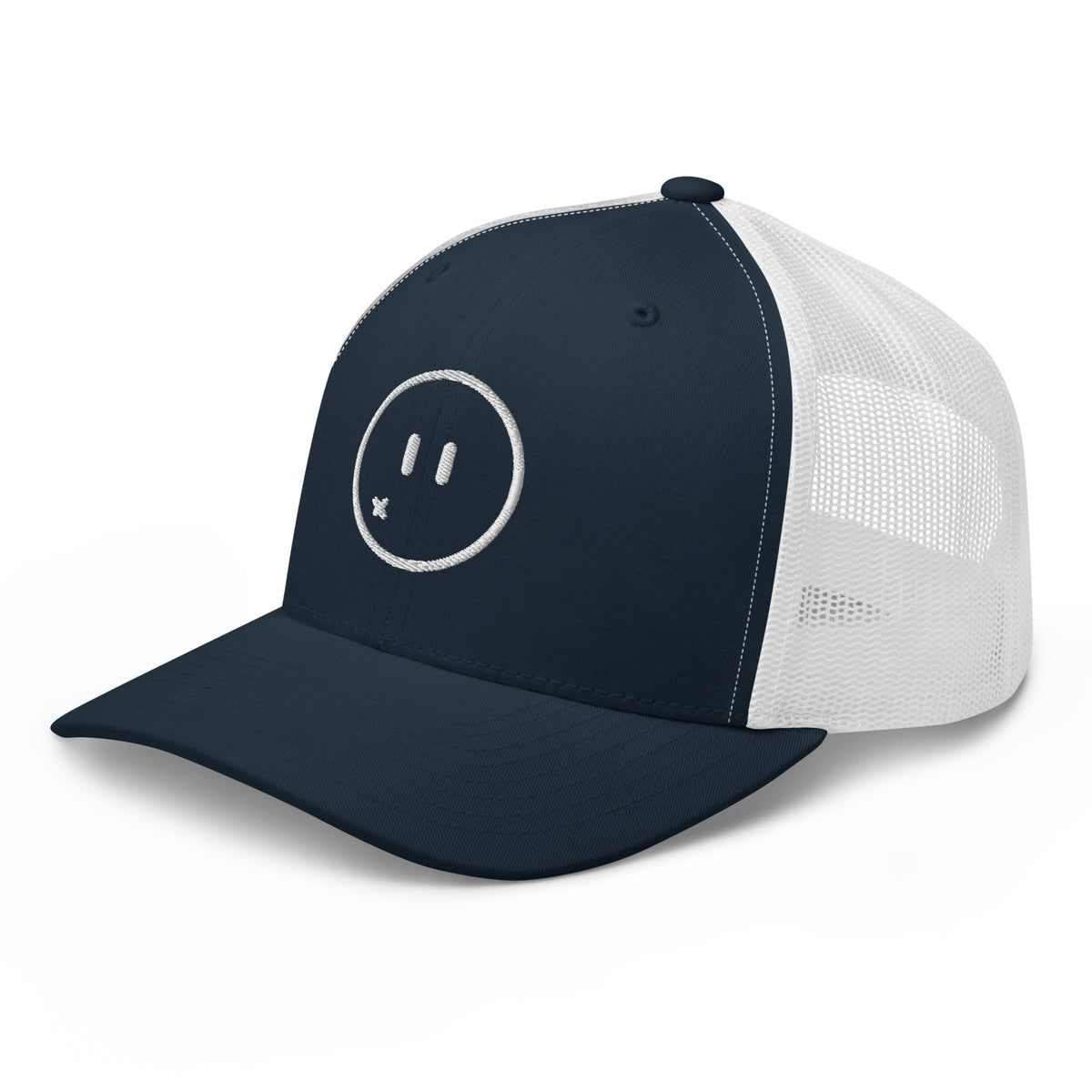 Casquette Trucker — Bleu Marine / Blanc