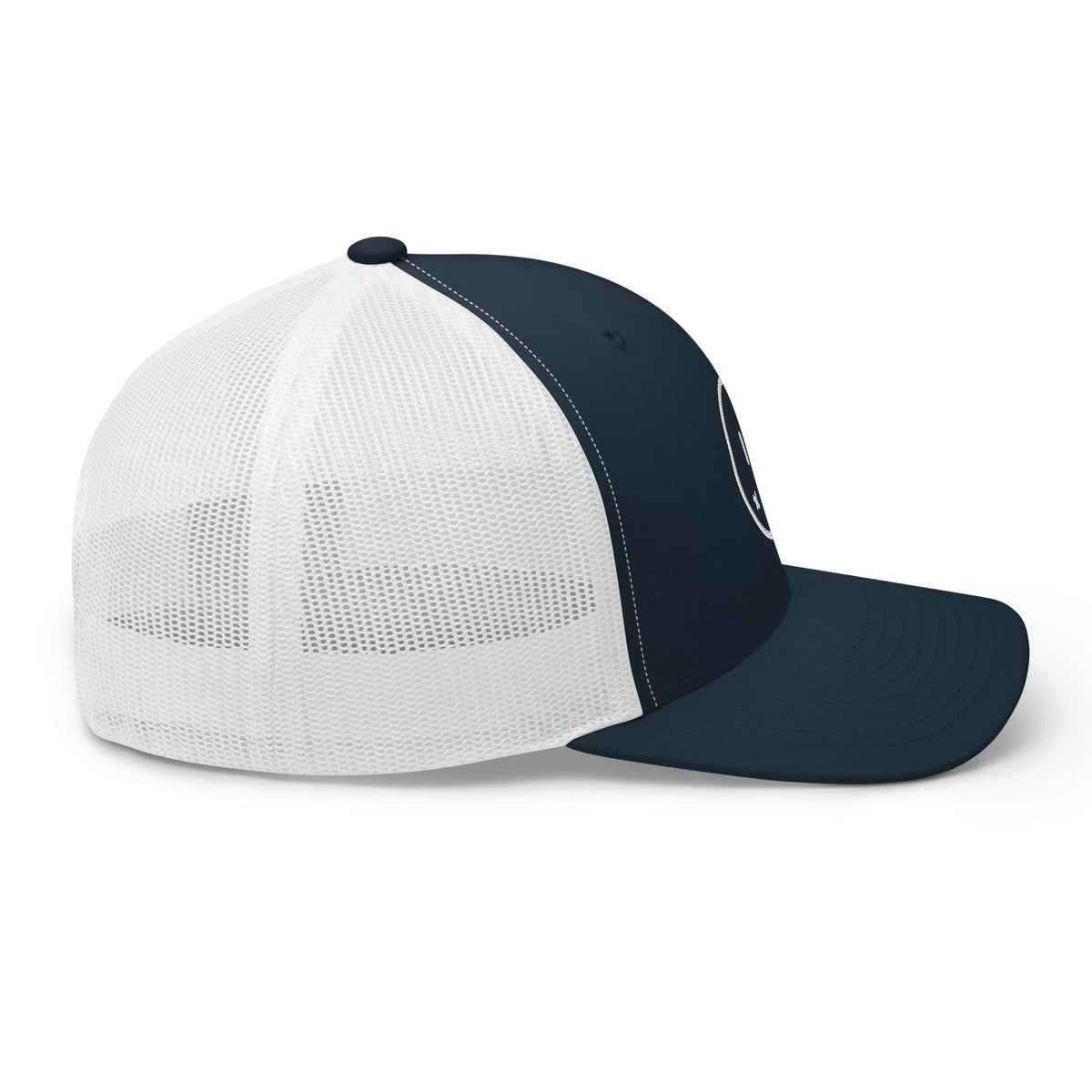 Casquette Trucker — Bleu Marine / Blanc