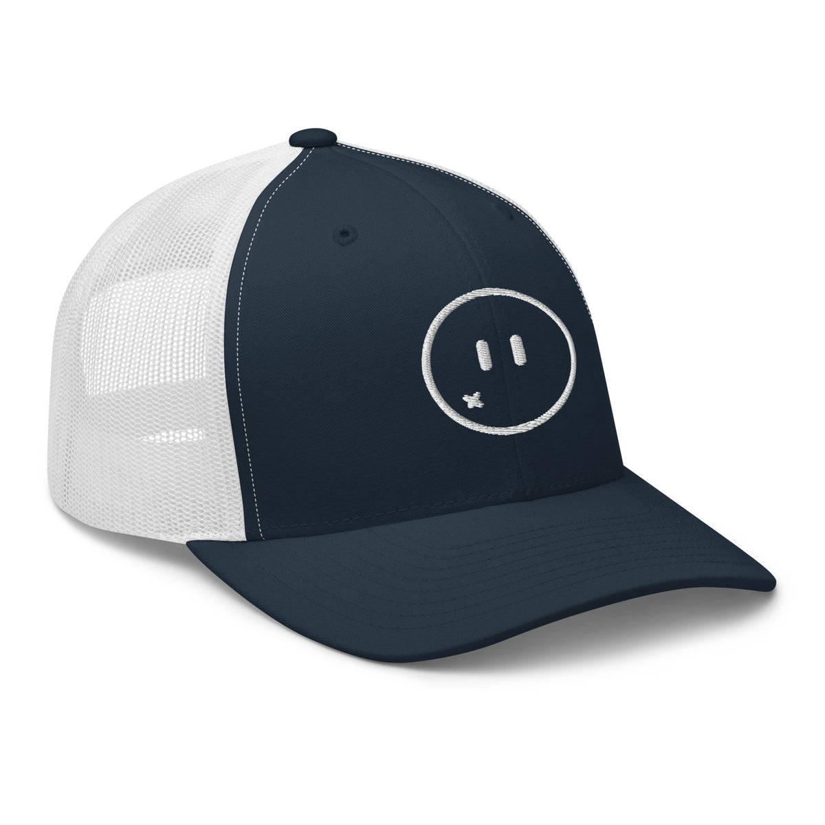 Casquette Trucker — Bleu Marine / Blanc