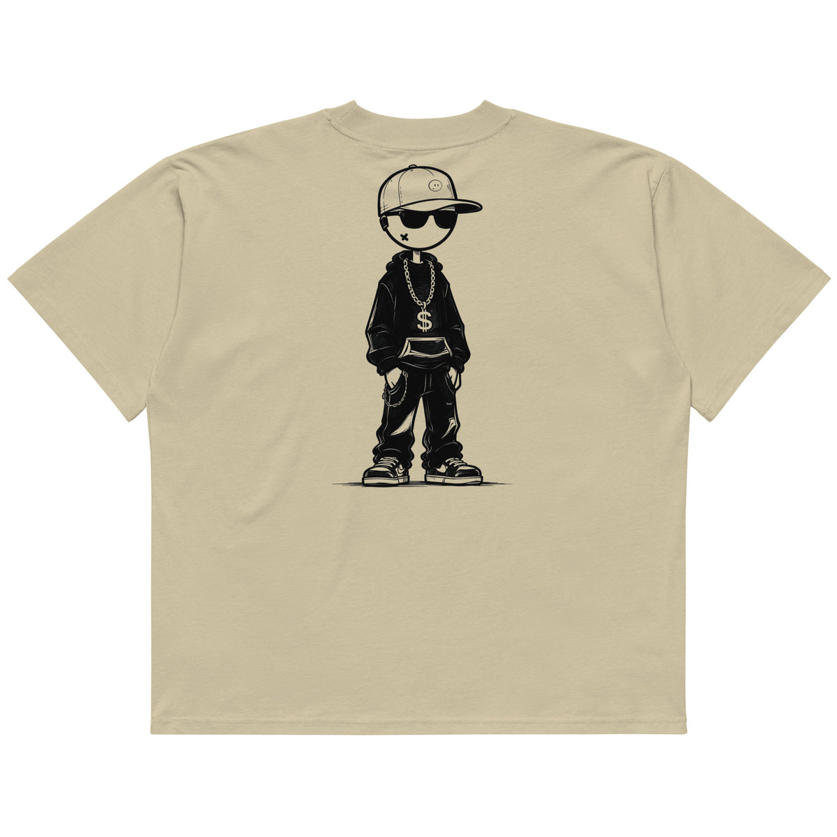 T-shirt col montant écologique unisexe — Pierre