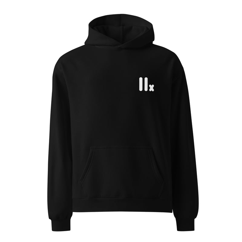 Sweat à capuche oversize unisexe — Noir