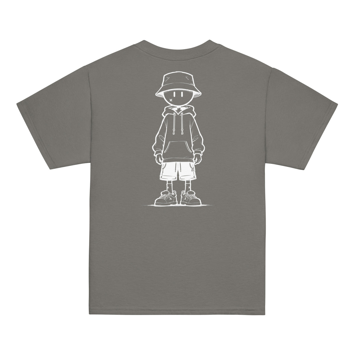 Youth classic tee Chill Anthracite