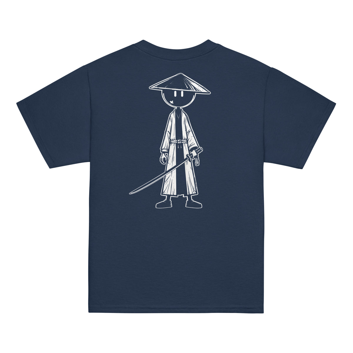 T-shirt classique Samouraï — Bleu Marine