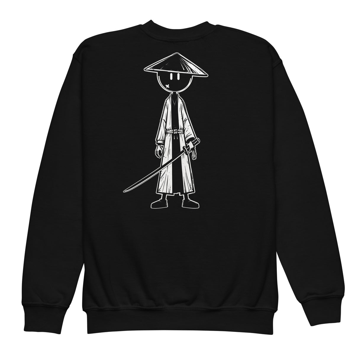 Youth crewneck sweatshirt Samouraï — Noir