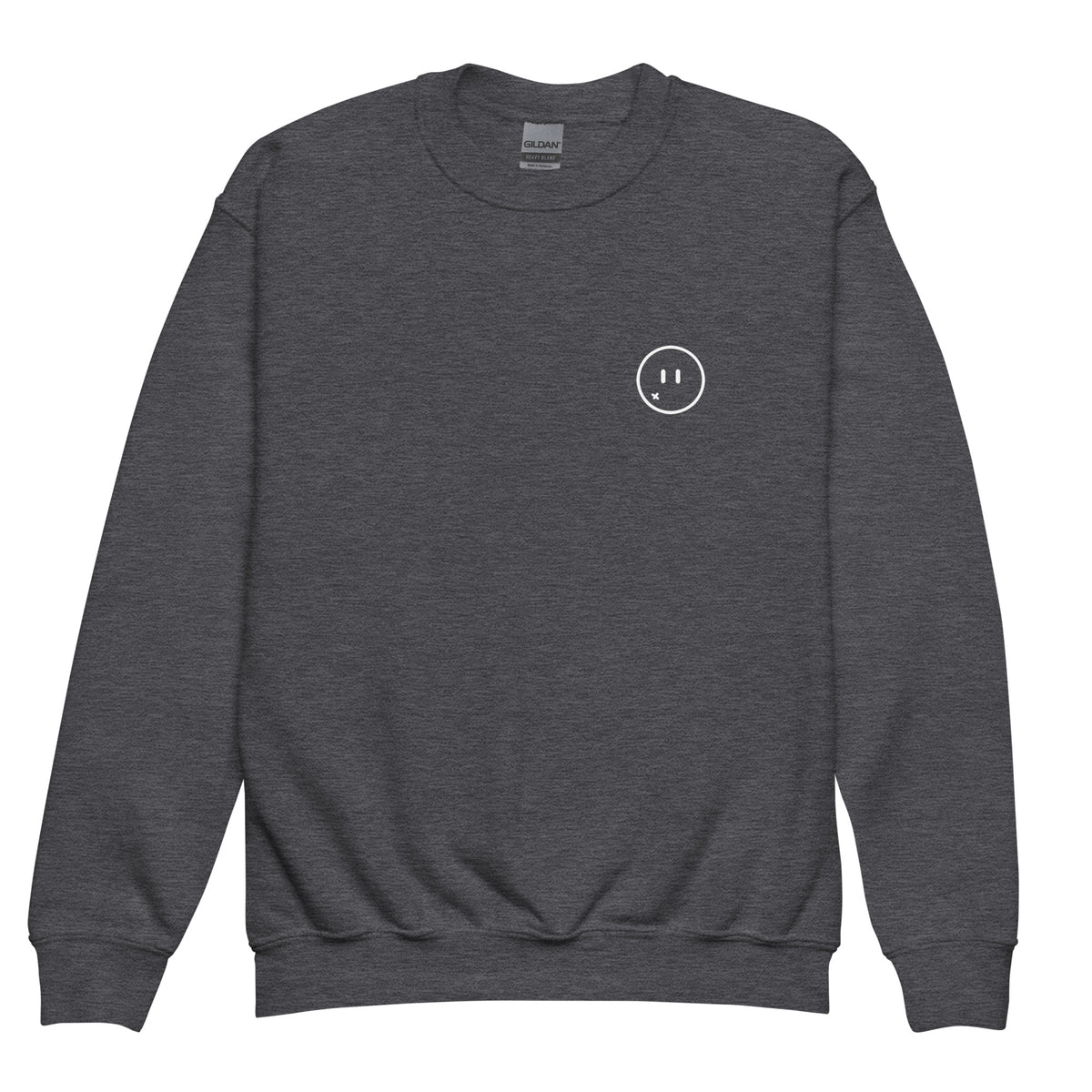 Youth crewneck sweatshirt Gangster — Dark Heather