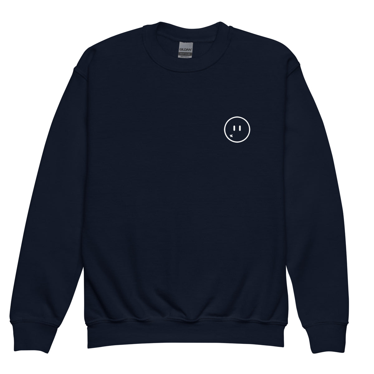 Youth crewneck sweatshirt Chill — Bleu Marine
