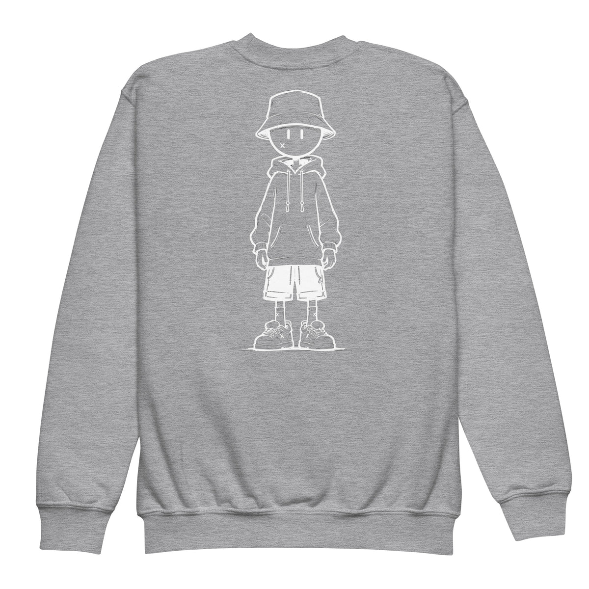 Youth crewneck sweatshirt Chill — Gris Sport