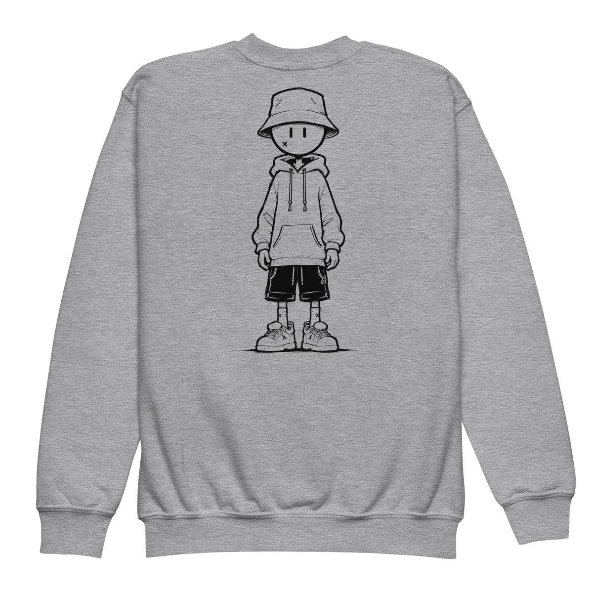 Youth crewneck sweatshirt Chill — Gris Sport