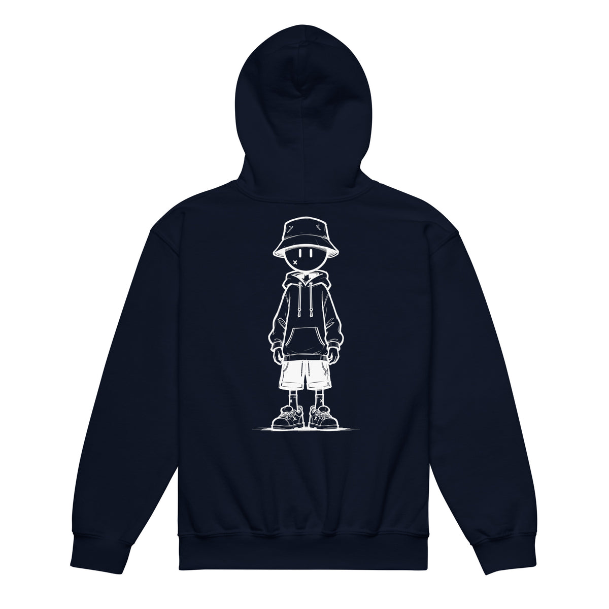 Youth heavy blend hoodie Chill — Bleu Marine