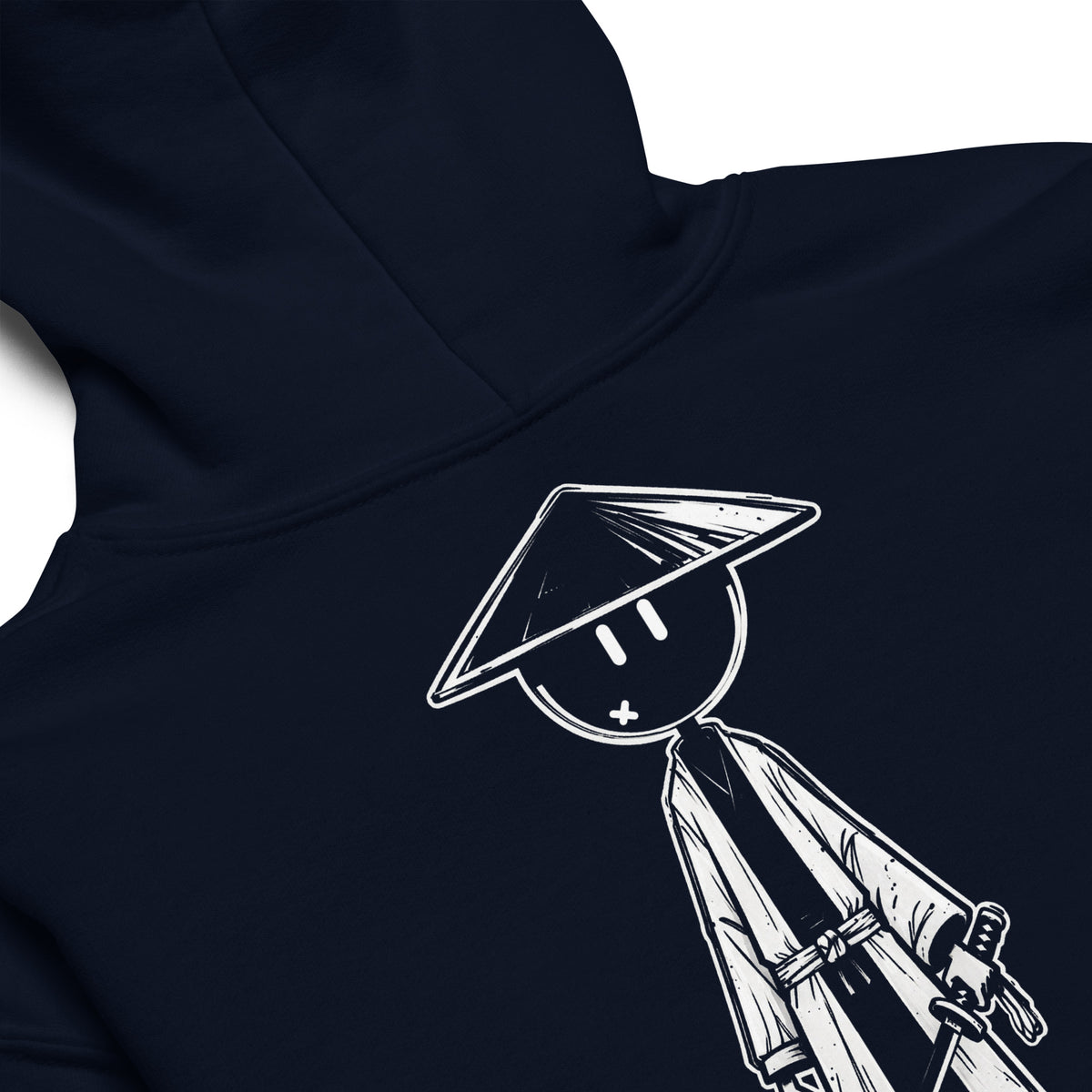 Youth heavy blend hoodie Samouraï — Bleu Marine