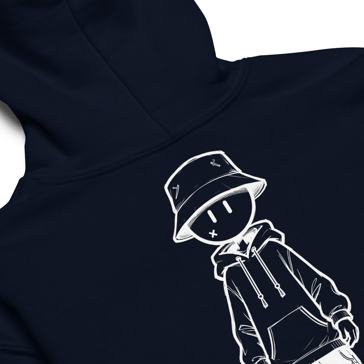Youth heavy blend hoodie Chill — Bleu Marine
