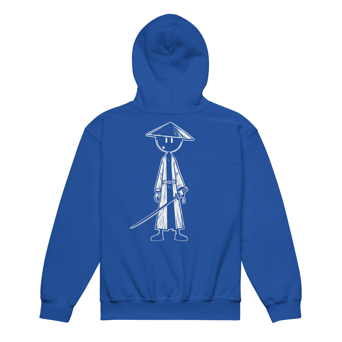 Youth heavy blend hoodie Samouraï — Bleu Roi