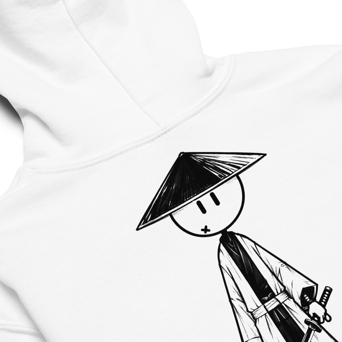 Youth heavy blend hoodie Samouraï — Blanc